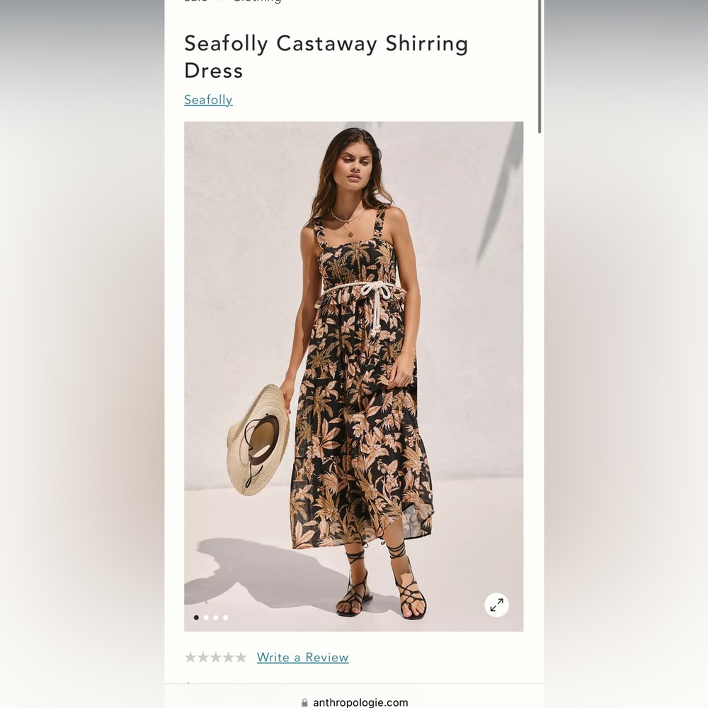 Seafolly Castaway Dress from Anthropology